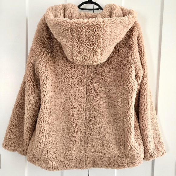 GAP, Teddy Jacket, Womens Jacket, Hooded, Coat, Size Small, Nice Condition - Picture 2 of 13